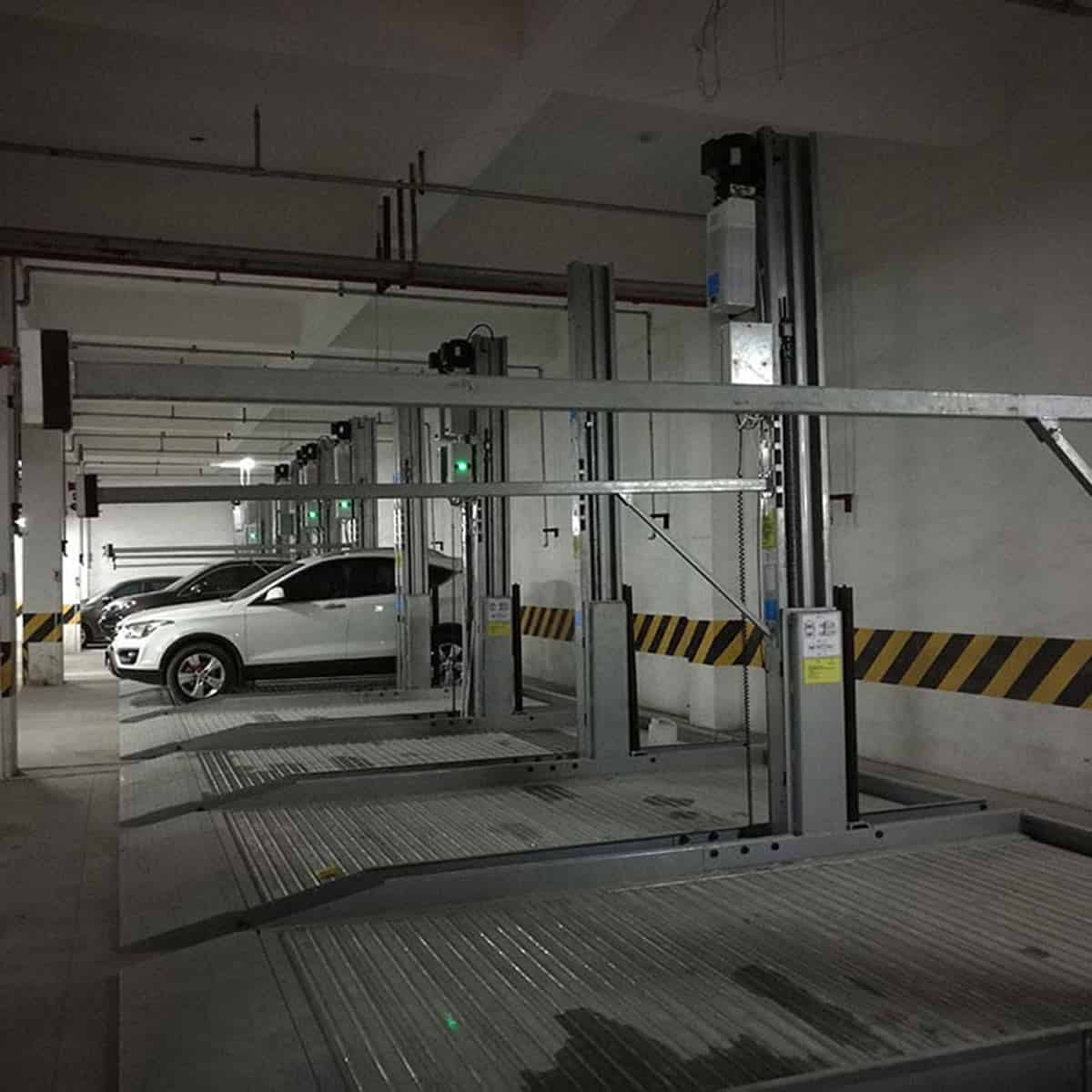內(nèi)江4柱立體車庫停車設(shè)備過驗收