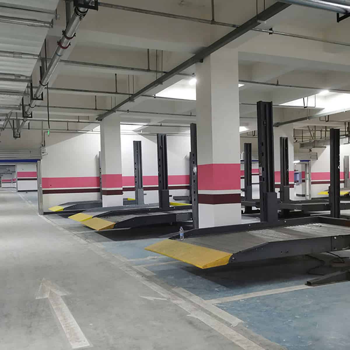 榕江升降橫移式機(jī)械車庫安裝