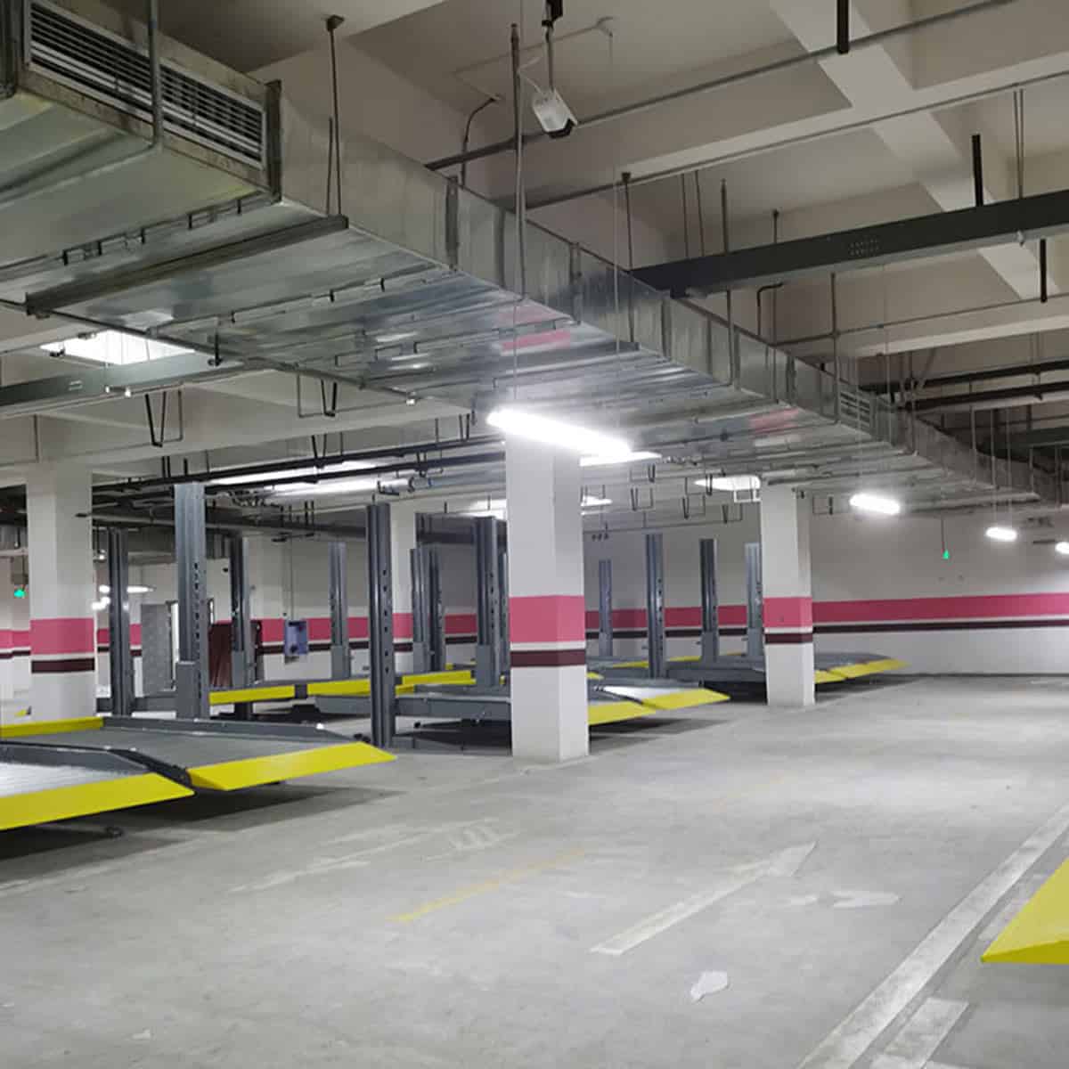射洪兩柱式立體停車設備過驗收