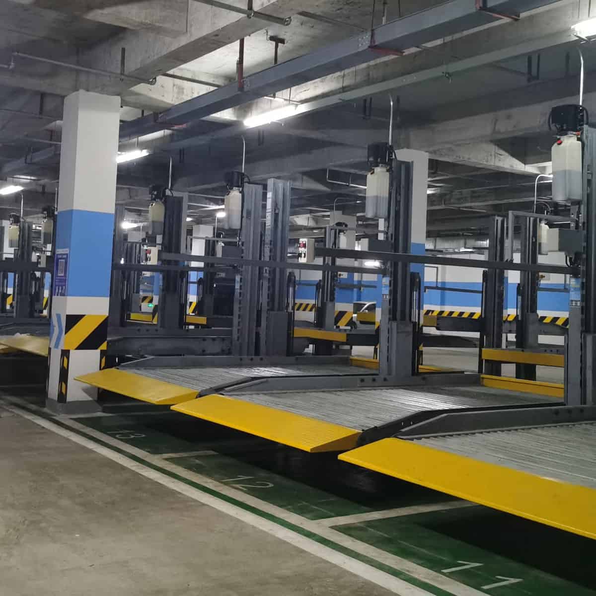 卓尼簡易升降機(jī)械車位拆除