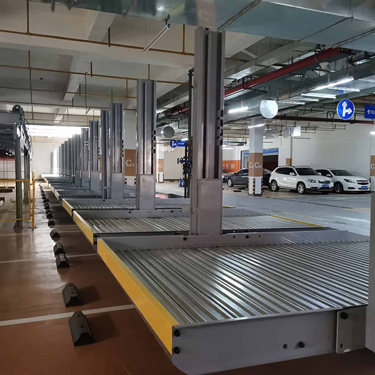 崆峒雙柱機(jī)械式停車設(shè)備過驗(yàn)收