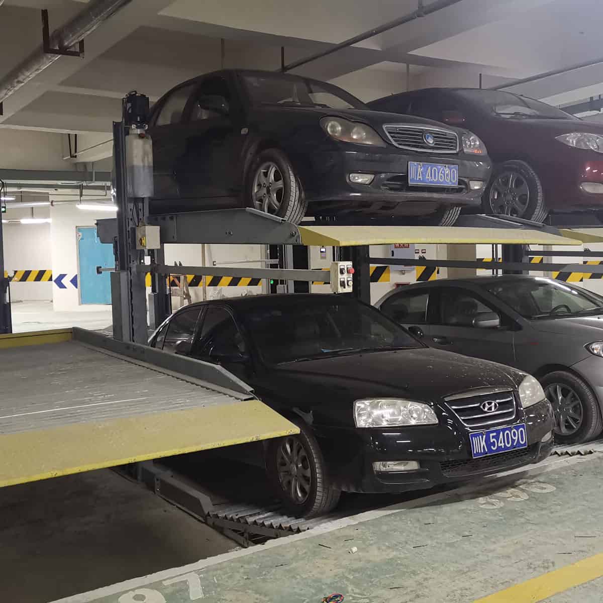 崆峒橫移立體停車設(shè)備改造