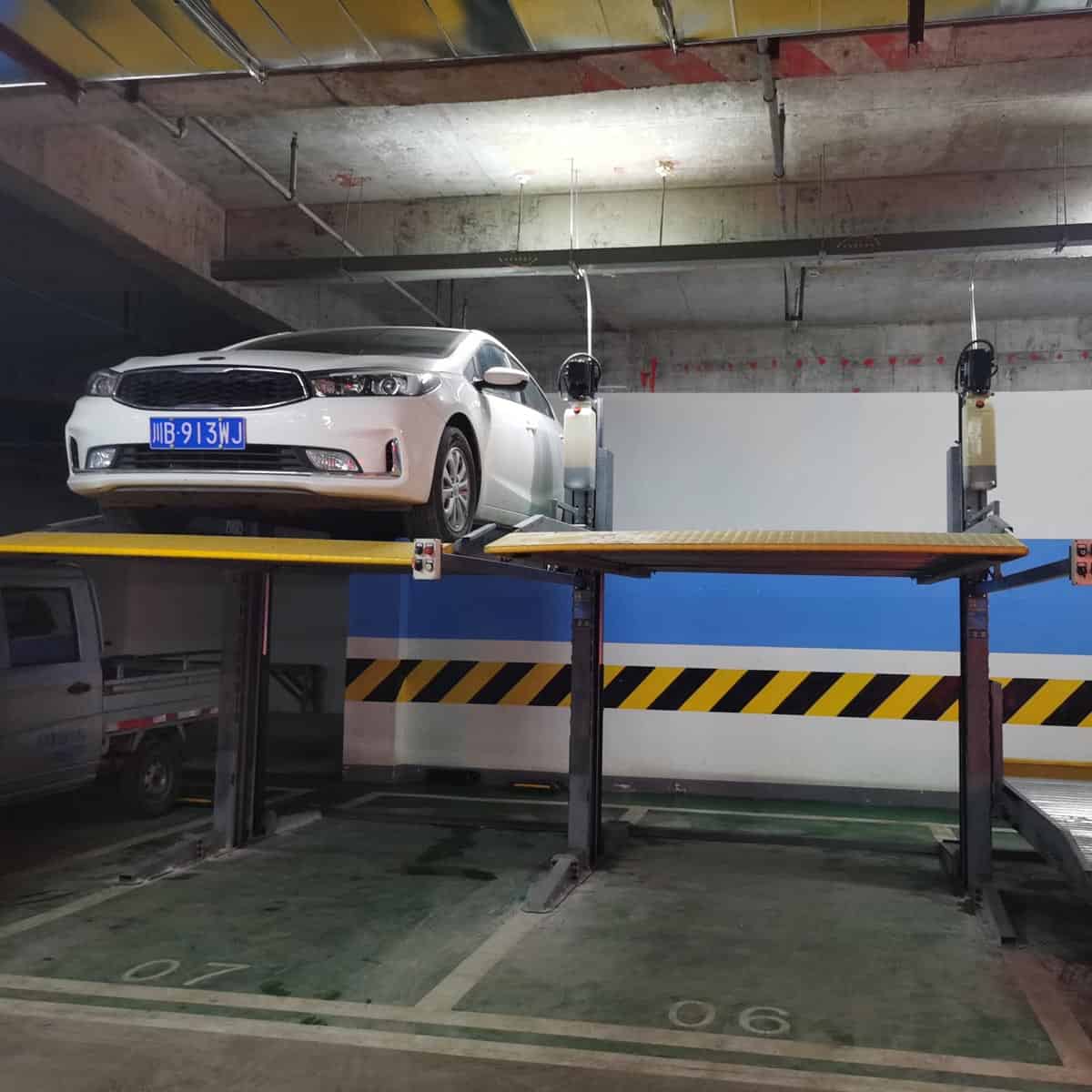 峨邊室內(nèi)機械停車庫安裝